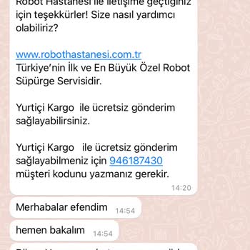 Robot Hastanesi Ürün 35 Gün Oldu Yollanmadı!
