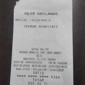 Güvenal Gaz 2 Kere Çekilen Ve Geri Yapılmayan Ödeme