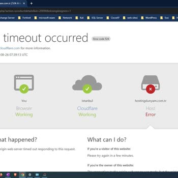 Hosting Dünyam Çökmüş Hizmet Veremiyor