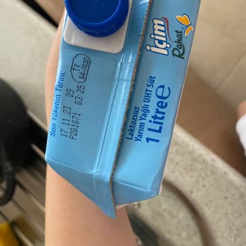 İçim Laktozsuz Süt Bozuk Çıktı
