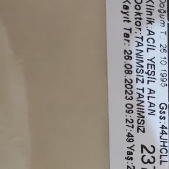 Tuzla Devlet Hastanesi Doktor Faciası Yaşadım