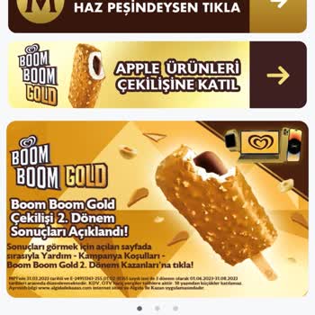 Algida İle Kazan Hediye Vermiyor