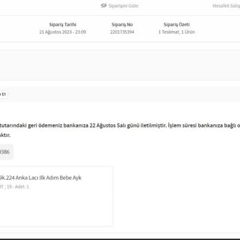 Trendyol'dan Sipariş İptali Ve Satıcının Haksız Davranışı