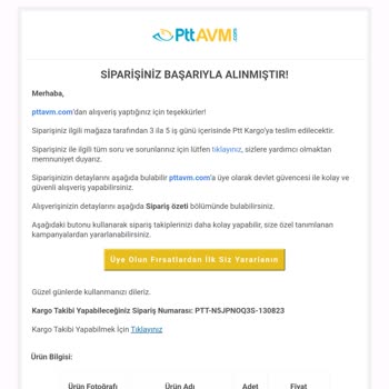PttAVM Sipariş Verdiğim Ürünün 13 Gündür Kargoya Verilmemesi