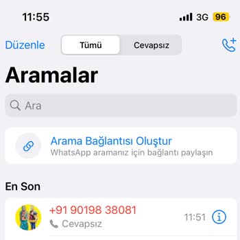WhatsApp Yabancı Numara
