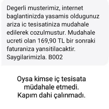 Millenicom'da Arıza Kaydı Bırakmak 169,90 TL!