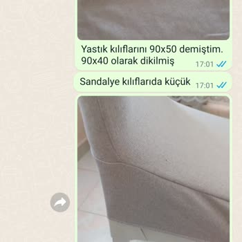 Koltuk.sandalye.kiliflarim (Instagram) Koltuk. Sandalye. Kılıflarım Sipariş Şikayet