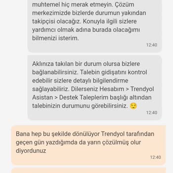 Trendyol Kargom Kayıp Ve Para İadem Yapılmıyor