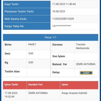 Binbirreyon.com Çadır Siparişiyle İlgili Sorunlar