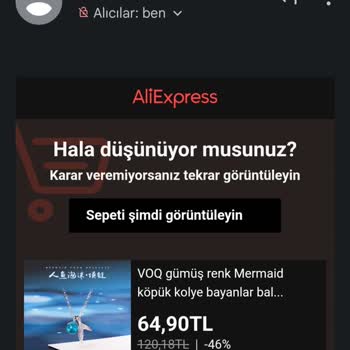 Aliexpress Ürün Elime Ulaşmadı Ama Paramı Çektiler