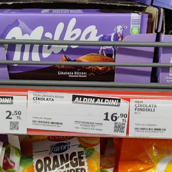 Milka A101 Raf Fiyatı İle Müşteriye Yansıtılan Fiyatın Farklı Olması