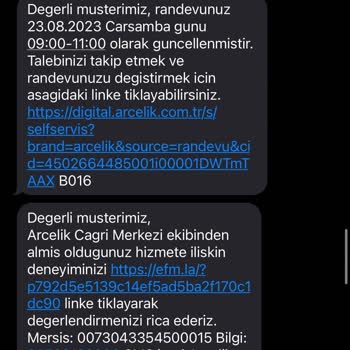 Arçelik Buzdolabı Yetkilileri Şikayet