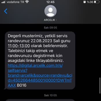 Arçelik Buzdolabı Yetkilileri Şikayet