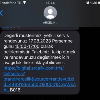 Arçelik Buzdolabı Yetkilileri Şikayet