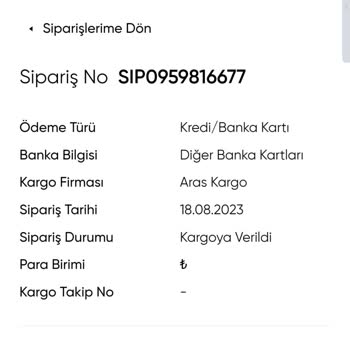 GS Store Kargo Ortada Yok