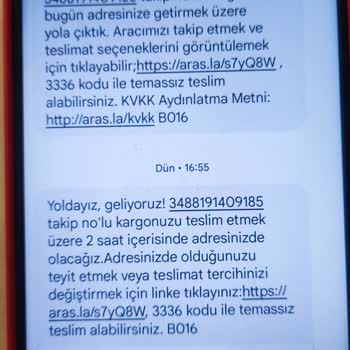 Aras Kargo'nun İşini Doğru Yapmaması