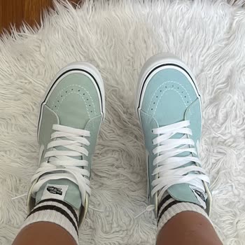 Sneaks Up Sitesinden Vans Mavi Sneakers Aldım Sol Tekinin Rengi Soluk