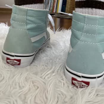 Sneaks Up Sitesinden Vans Mavi Sneakers Aldım Sol Tekinin Rengi Soluk