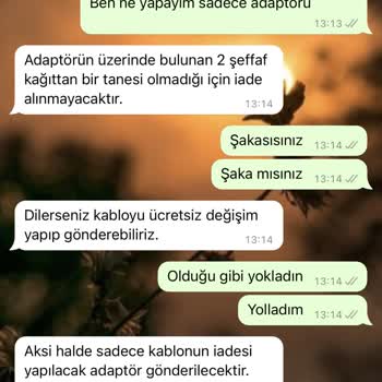 Apple Türkiye Store Apple Türkiye Sipariş İade Problemi