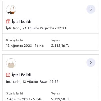 Boyner Mağaza Aldıklarım Ürünü Habersiz İptal Edilmeleri