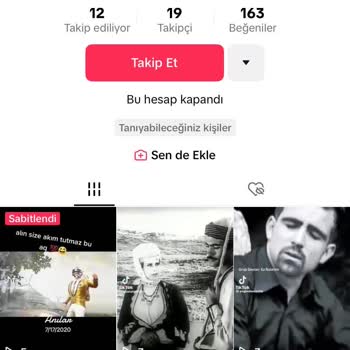 TikTok'ta Profilimi Kullanmışlar