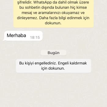 WhatsApp Bilinmeyen Numaradan Mesaj
