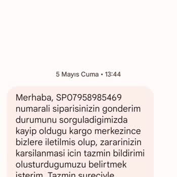 Trendyol Express Tarafından Kargom Kaybolmuştur