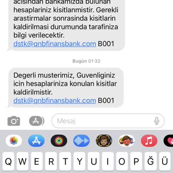 QNB Finansbank Kısıtlama Kaldırılmış Fakat Giremiyorum