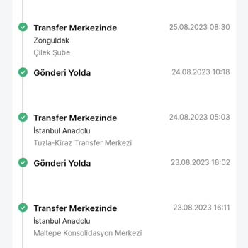 Trendyol Express İstanbul İçine Teslim Edilecek Kargonun Zonguldak'a Gitmesi
