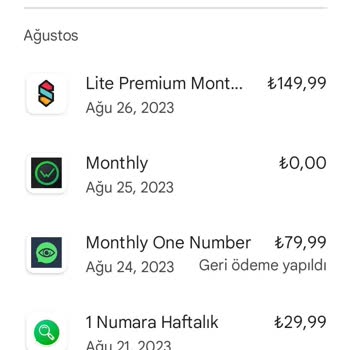 Güncel Tutardaki 79.99 TL'nin Vodafone Tarafından Silinmesi