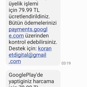 Güncel Tutardaki 79.99 TL'nin Vodafone Tarafından Silinmesi