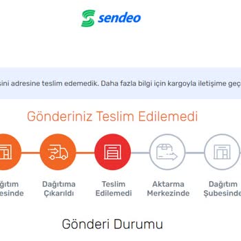 Sendeo Kargo Sorunu