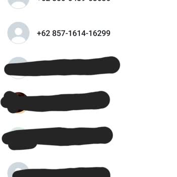 WhatsApp +62 857li Numaradan WhatsApp'tan Gelen Mesaj