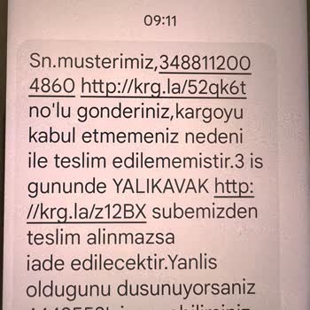 Aras Kargo Kargo Teslim Sorunu