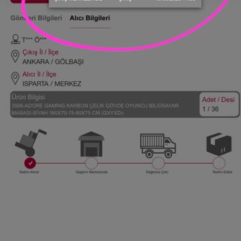Adore Mobilyadan Alınan Ürünün Bir Türlü Teslim Edilmemesi