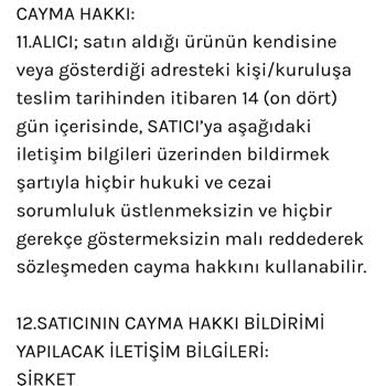 By Tuğçe Kaya İade Kabul Edilmemesi