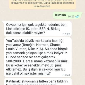 WhatsApp'tan Gelen Yabancı Numaralardan Arama