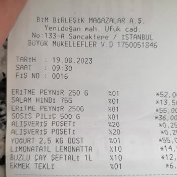 BİM Market Süt Ürünleri Küflü