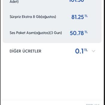 Turkcell Ses Paket Aşımı Ve İnternet Paket Aşımı