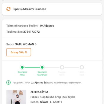 Trendyol 10 Gündür Sipariş Hazırlanıyor!