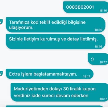 Watsons Tan İade Ücretimi Bekliyorum