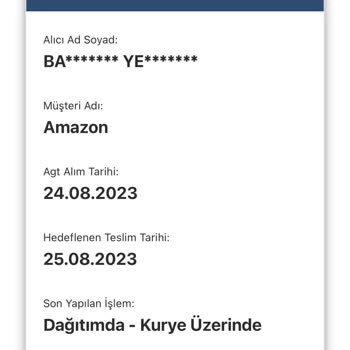 AGT Kurye (aynigunteslim.com) AGT Kuryenin Kargomu Getirmemesi...