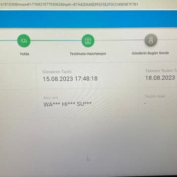 Watsons Kargo Ve Siparişin Ulaşmaması Sorunu