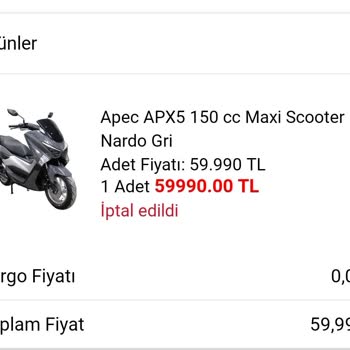 A101 APEC Apx 5 Motor Stok