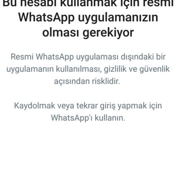 WhatsApp Numara Doğrulayamama