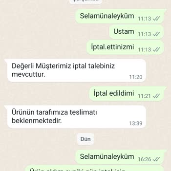Gizerler (gizerler.com) Ürün Aldım Gelmedi