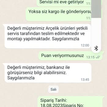 Gizerler (gizerler.com) Ürün Aldım Gelmedi