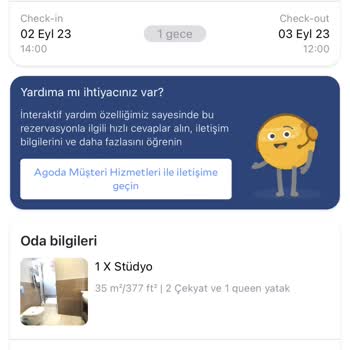 Agoda.com İptal Olan Rezervasyon