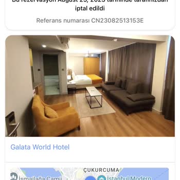 Agoda.com İptal Olan Rezervasyon