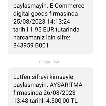 Always Su Arıtma Sistemleri Kartımdan Para Çekmeye Çalıştı